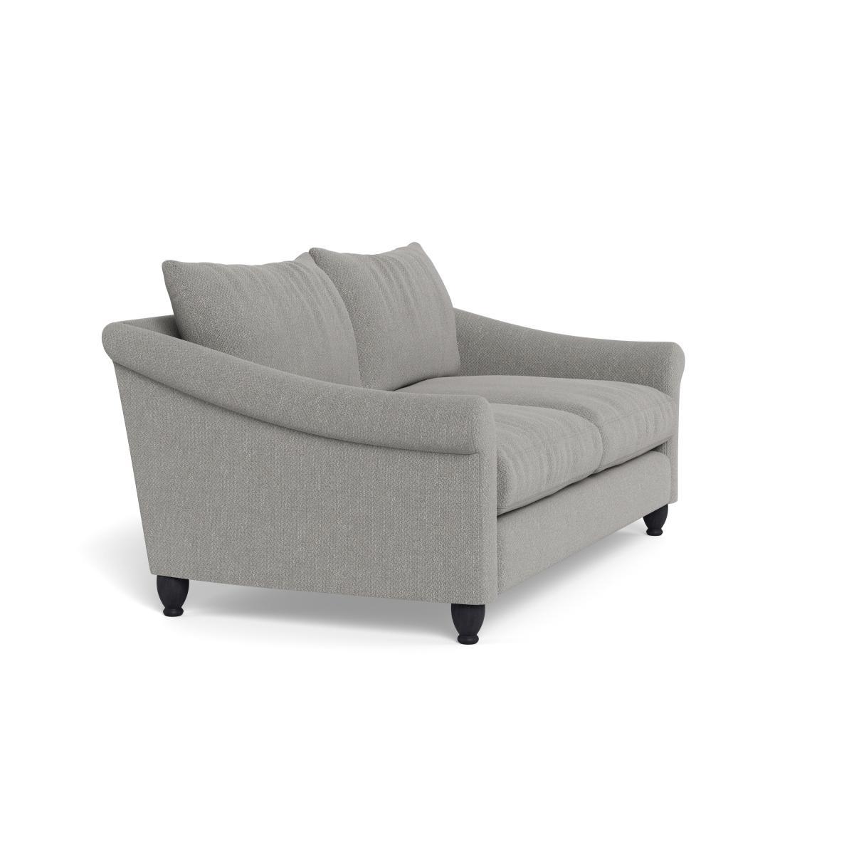 Heal's Devon 3 Seater Texture Pale Grey Walnut Stain Beech Feet - Heal's UK Furniture – image 2