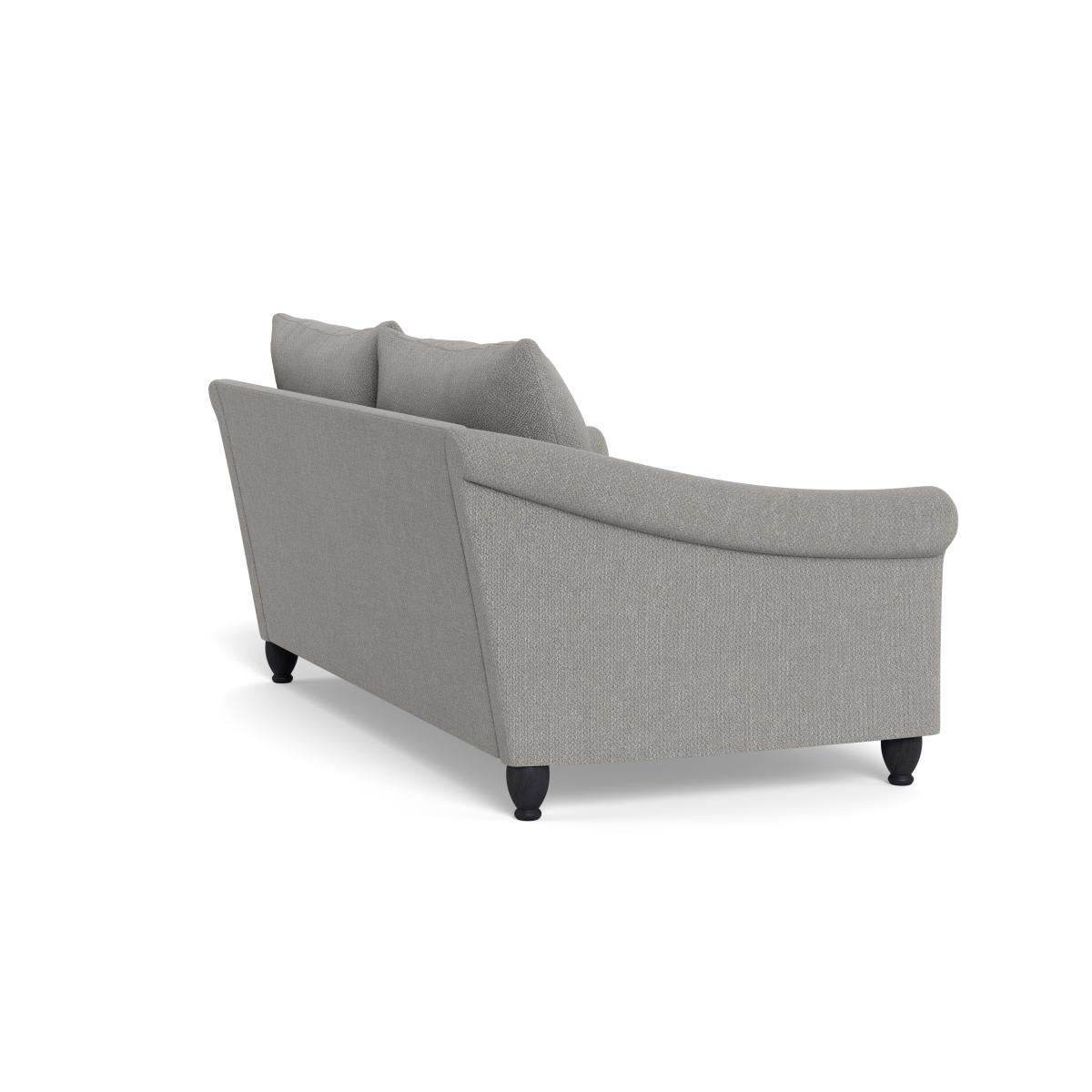 Heal's Devon 3 Seater Texture Pale Grey Walnut Stain Beech Feet - Heal's UK Furniture – image 4