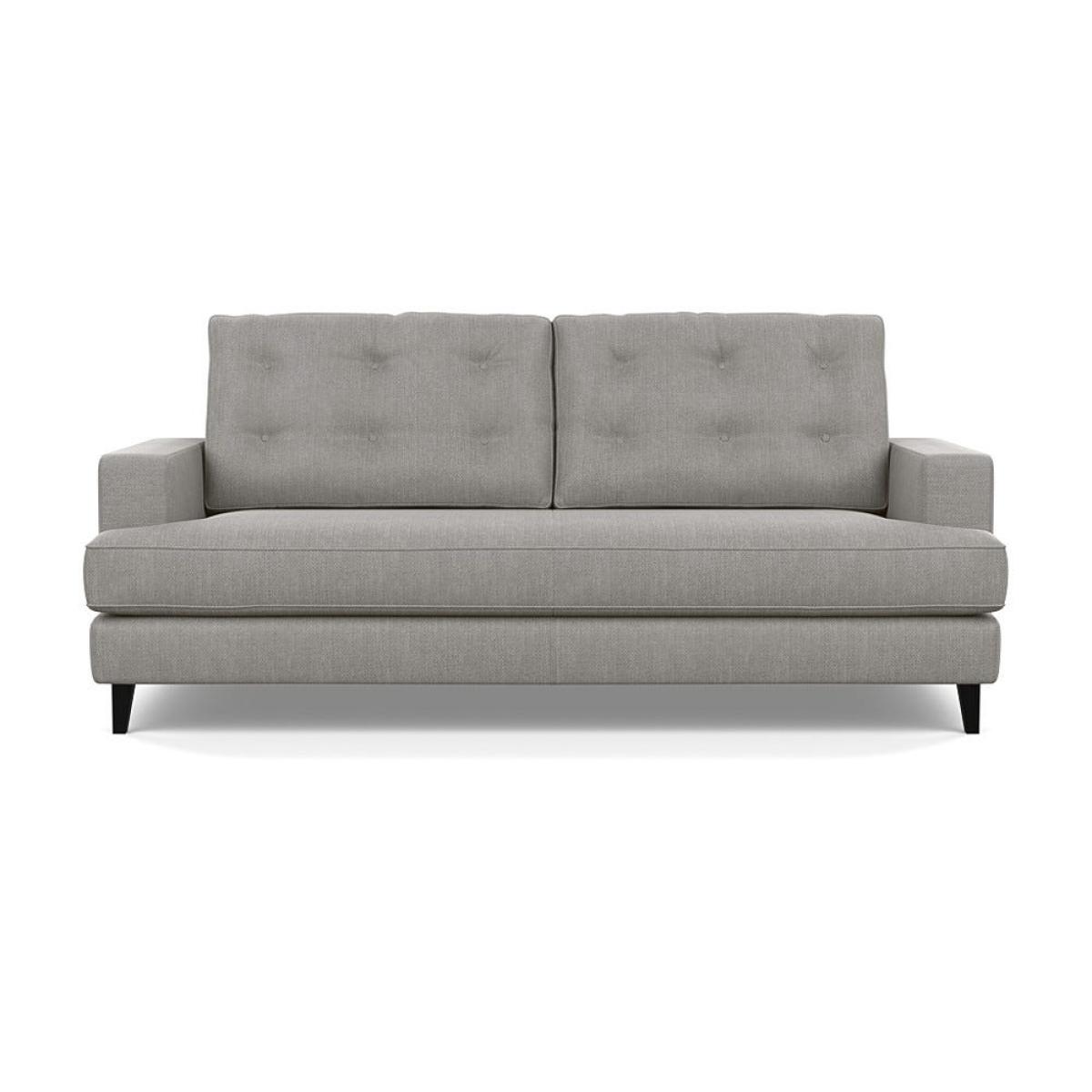 Heal's Mistral 3 Seater Sofa Texture Pale Grey Black Feet – image 2