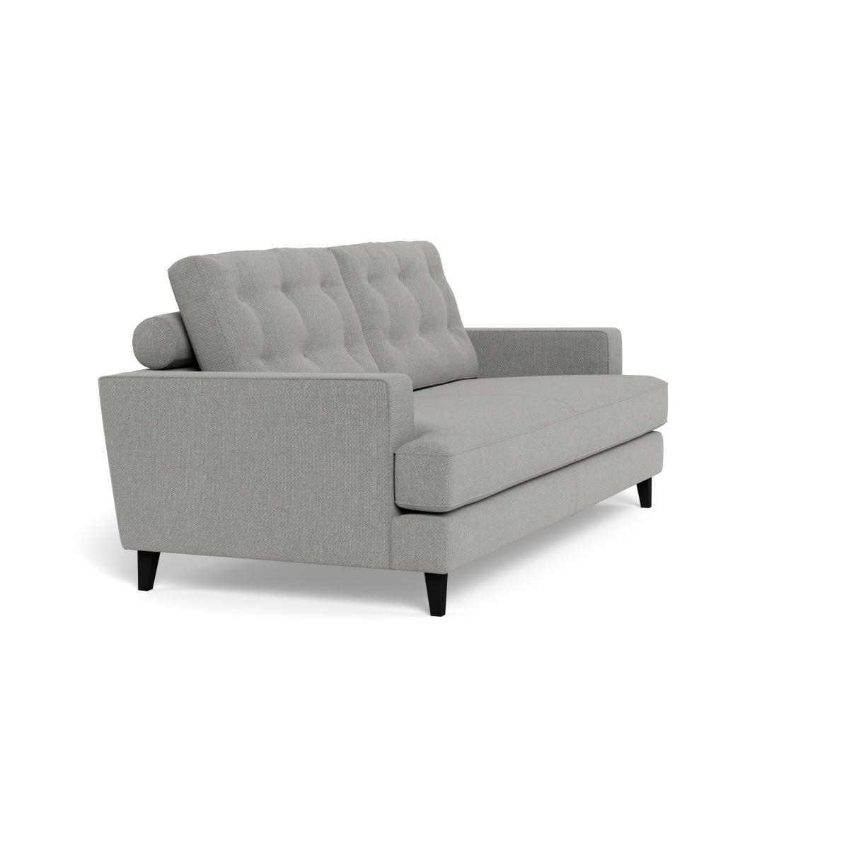 Heal's Mistral 3 Seater Sofa Texture Pale Grey Black Feet – image 3