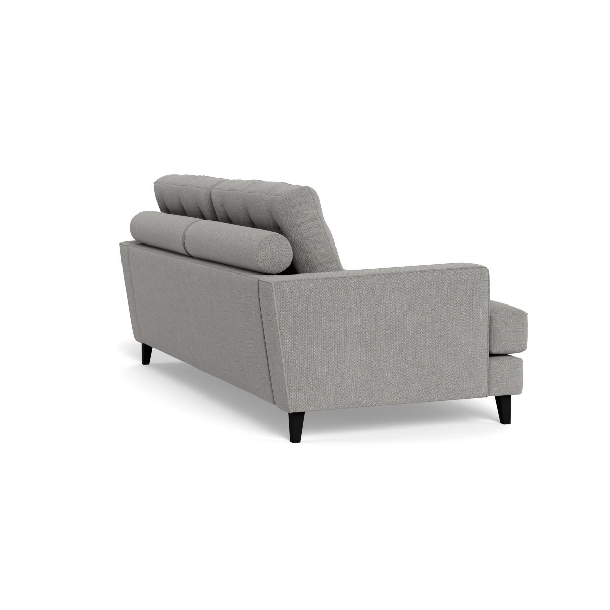 Heal's Mistral 3 Seater Sofa Texture Pale Grey Black Feet – image 5