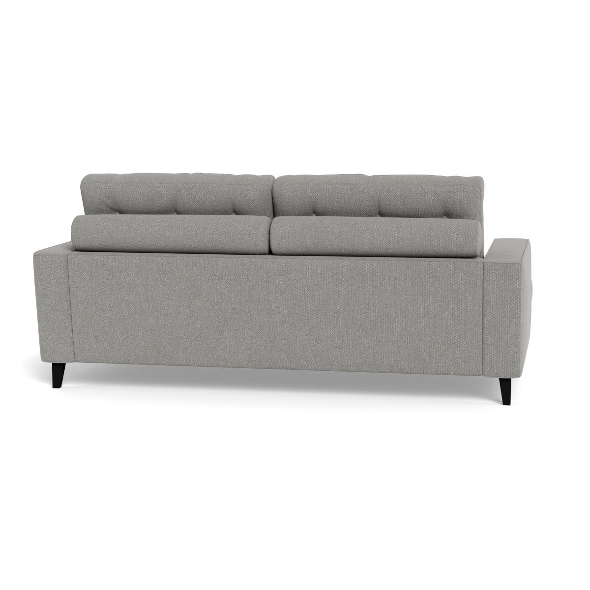 Heal's Mistral 3 Seater Sofa Texture Pale Grey Black Feet – image 6