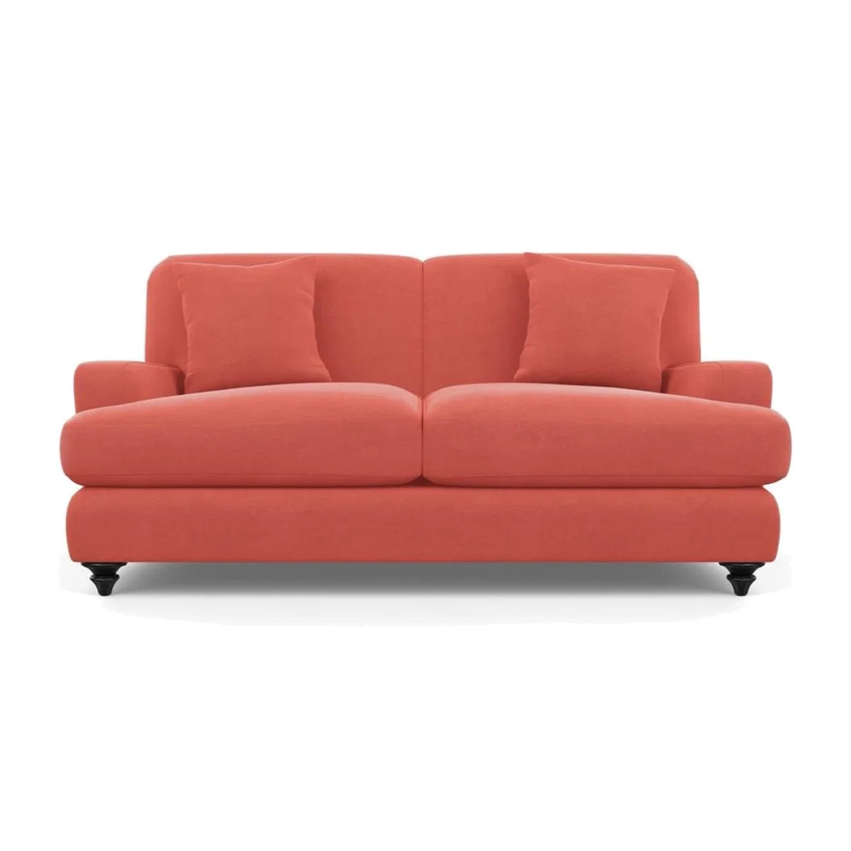 Heal's Hampstead 3 Seater Sofa Smart Linen Navy Natural Oak Feet - Heal's UK Furniture