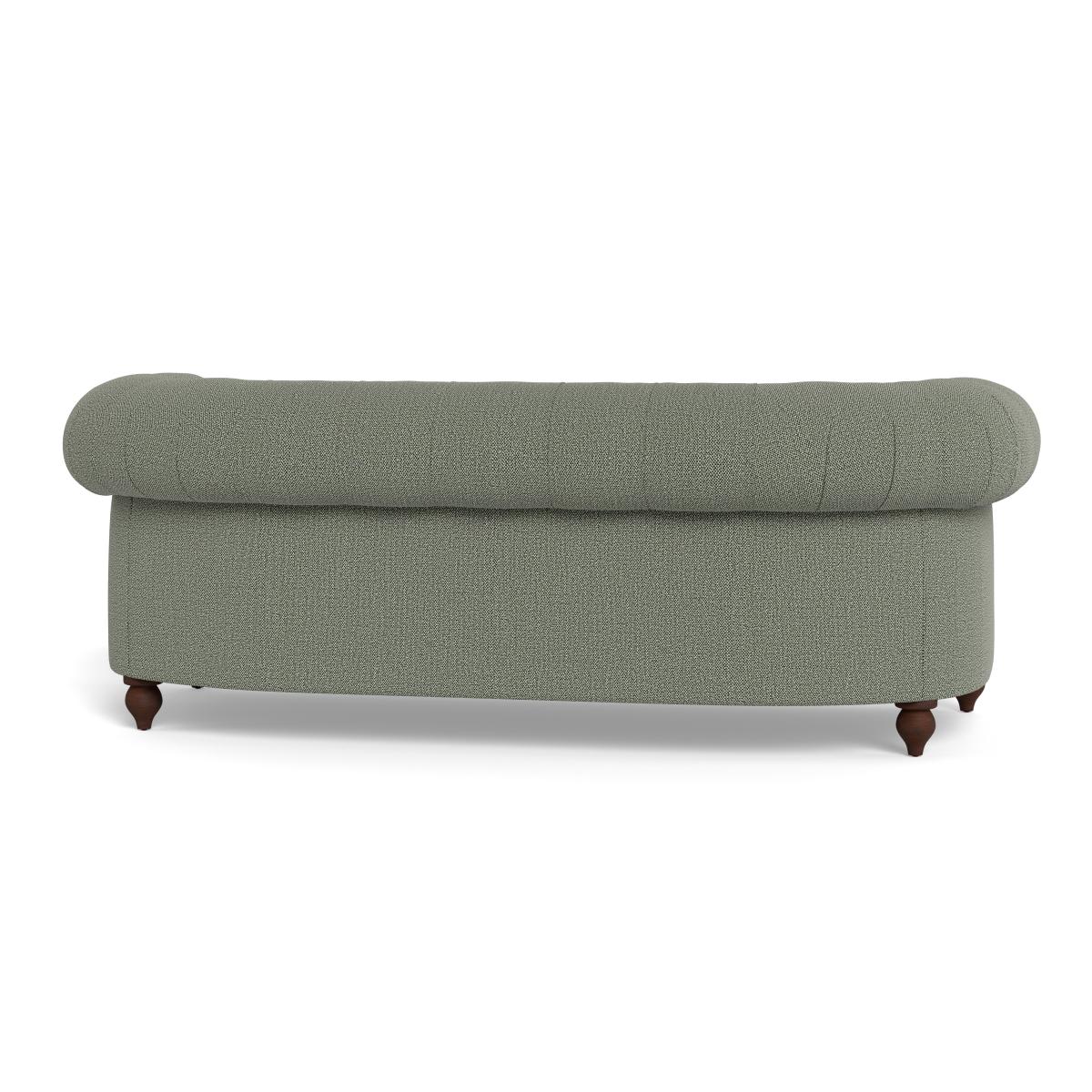 Heal's Fitzrovia 3 Seater Sofa Boucle Tweed Lapis Black Feet – image 5