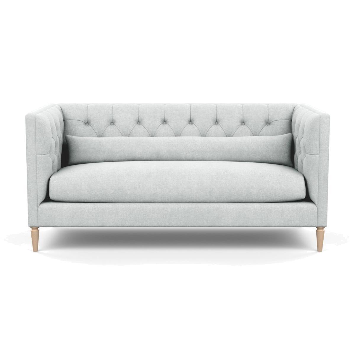 Heal's Balmoral 3 Seater Sofa Broadweave Tin Natural Feet - Heal's UK Furniture