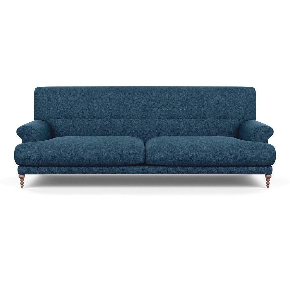 Heal's Oscar 3 Seater Informal Sofa Texture Ink Walnut Feet - Heal's UK Furniture – image 2