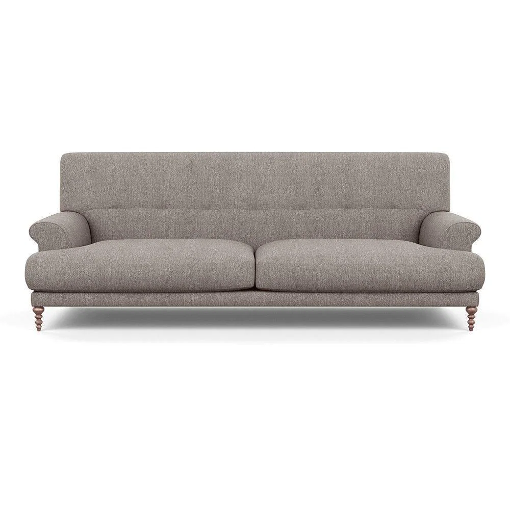 Heal's Oscar 3 Seater Informal Sofa Texture Ink Walnut Feet - Heal's UK Furniture – image 11
