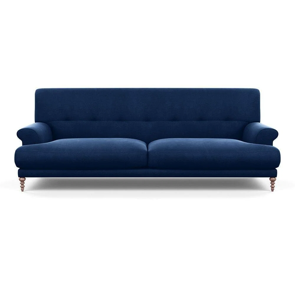 Heal's Oscar 3 Seater Informal Sofa Texture Ink Walnut Feet - Heal's UK Furniture – image 3