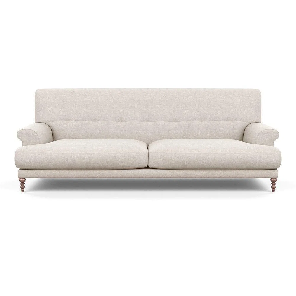 Heal's Oscar 3 Seater Informal Sofa Texture Ink Walnut Feet - Heal's UK Furniture – image 5