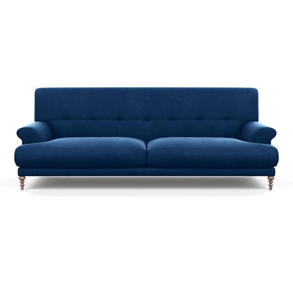 Heal's Oscar 3 Seater Informal Sofa Texture Ink Walnut Feet - Heal's UK Furniture – image 7