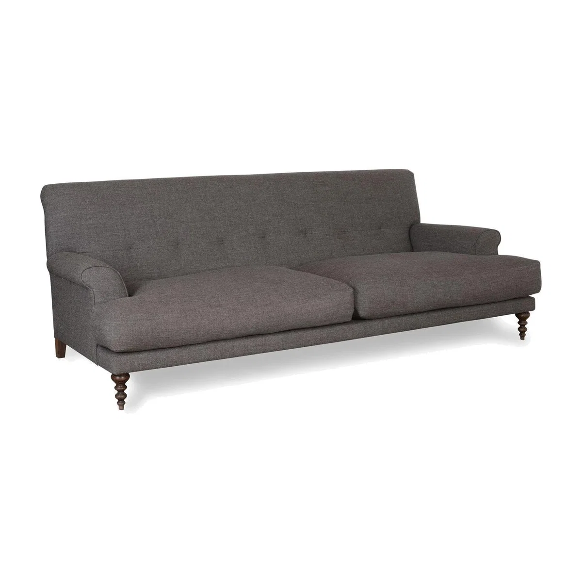 Heal's Oscar 3 Seater Informal Sofa Texture Ink Walnut Feet - Heal's UK Furniture – image 1