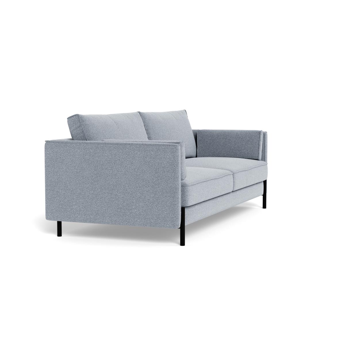 Heal's Tortona 3 Seater Sofa Boucle Steel Black Feet – image 2