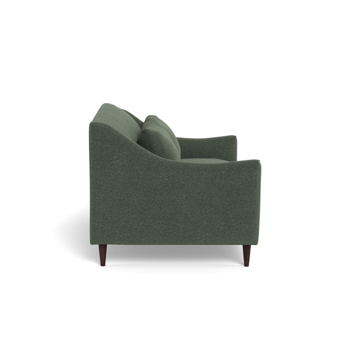 Heal's Somerset 3 Seater Sofa Boucle Fern Walnut Stained Feet – image 3