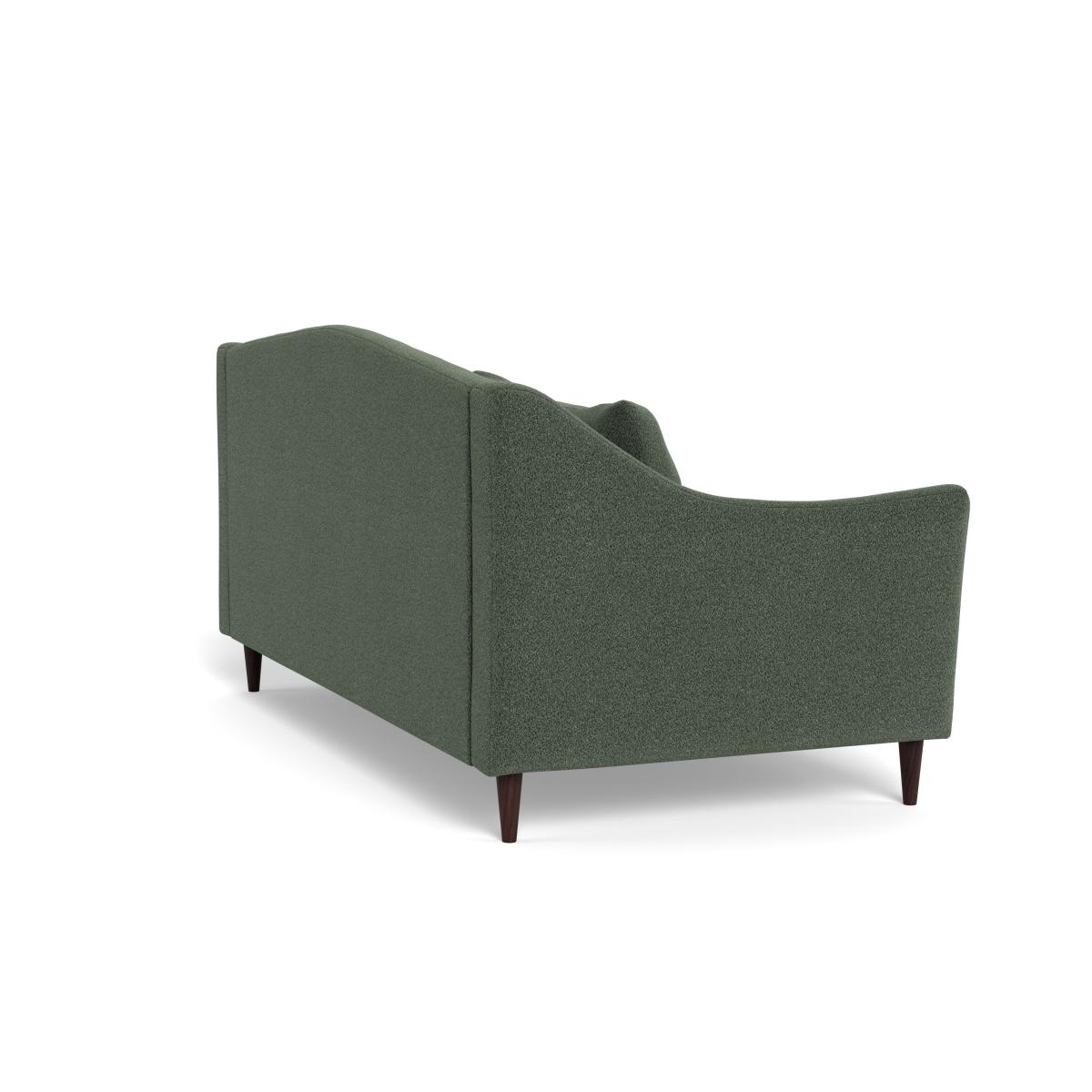 Heal's Somerset 3 Seater Sofa Boucle Fern Walnut Stained Feet – image 4