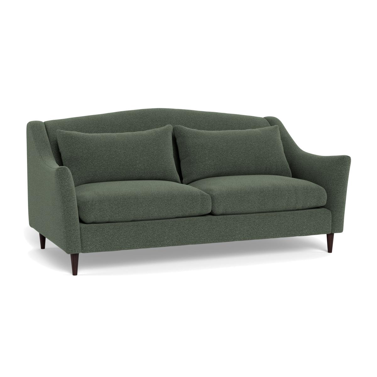 Heal's Somerset 3 Seater Sofa Boucle Fern Walnut Stained Feet – image 1
