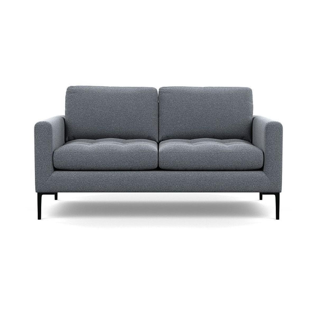 Heal's Eton 3 Seater Sofa Smart Luxe Velvet Mushroom Black Feet - Heal's UK Furniture – image 2