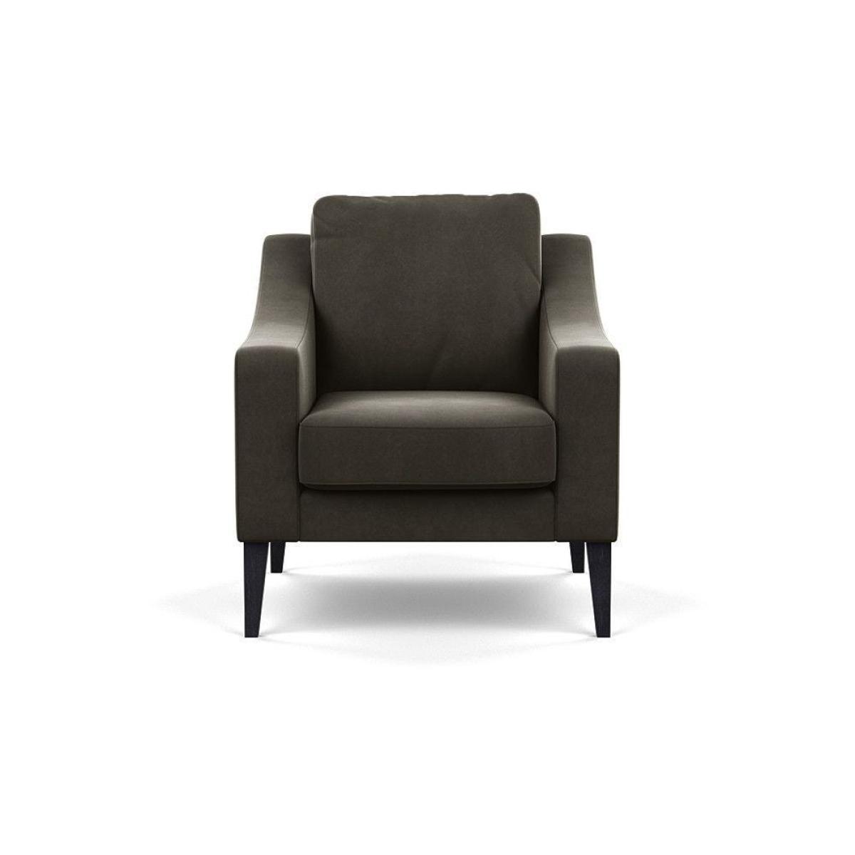 Heal's Eton 3 Seater Sofa Smart Luxe Velvet Mushroom Black Feet - Heal's UK Furniture – image 30