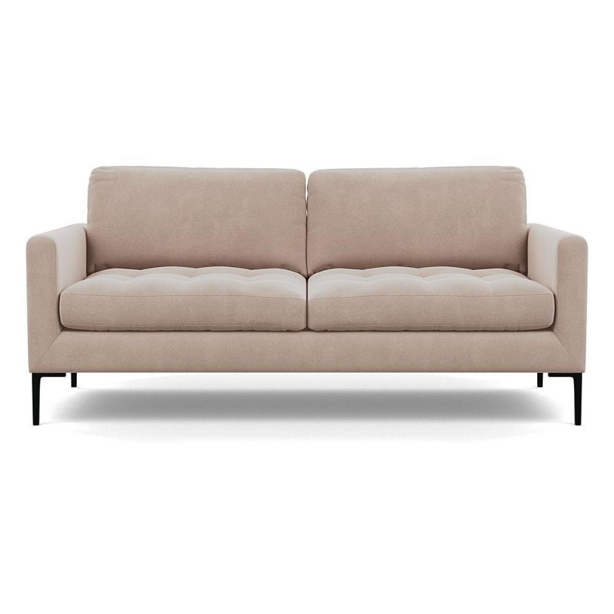 Heal's Eton 3 Seater Sofa Smart Luxe Velvet Mushroom Black Feet - Heal's UK Furniture – image 37
