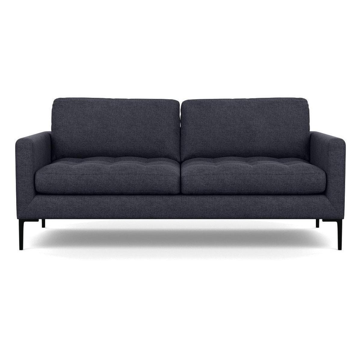 Heal's Eton 3 Seater Sofa Smart Luxe Velvet Mushroom Black Feet - Heal's UK Furniture – image 49
