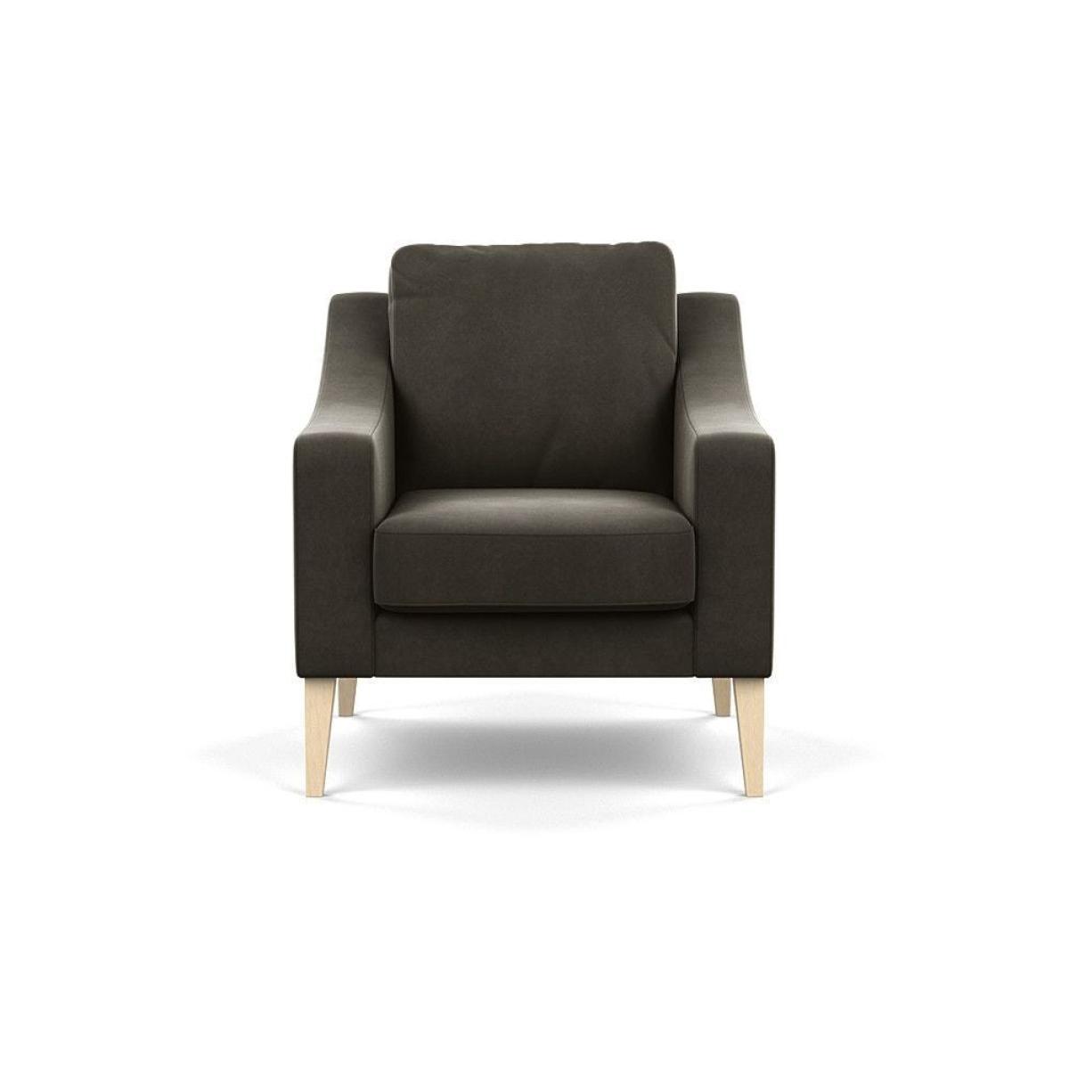 Heal's Eton 3 Seater Sofa Smart Luxe Velvet Mushroom Black Feet - Heal's UK Furniture – image 60