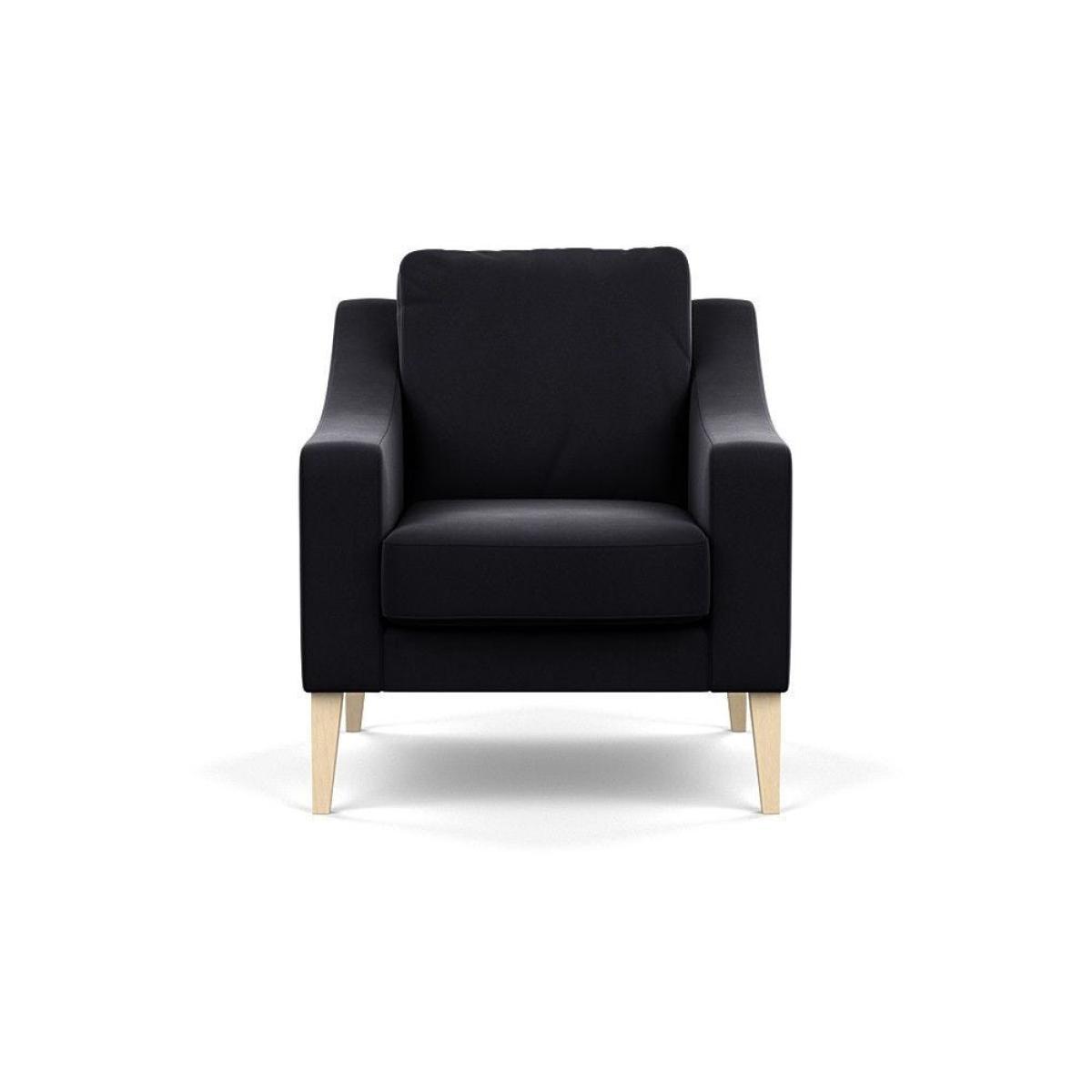 Heal's Eton 3 Seater Sofa Smart Luxe Velvet Mushroom Black Feet - Heal's UK Furniture – image 8