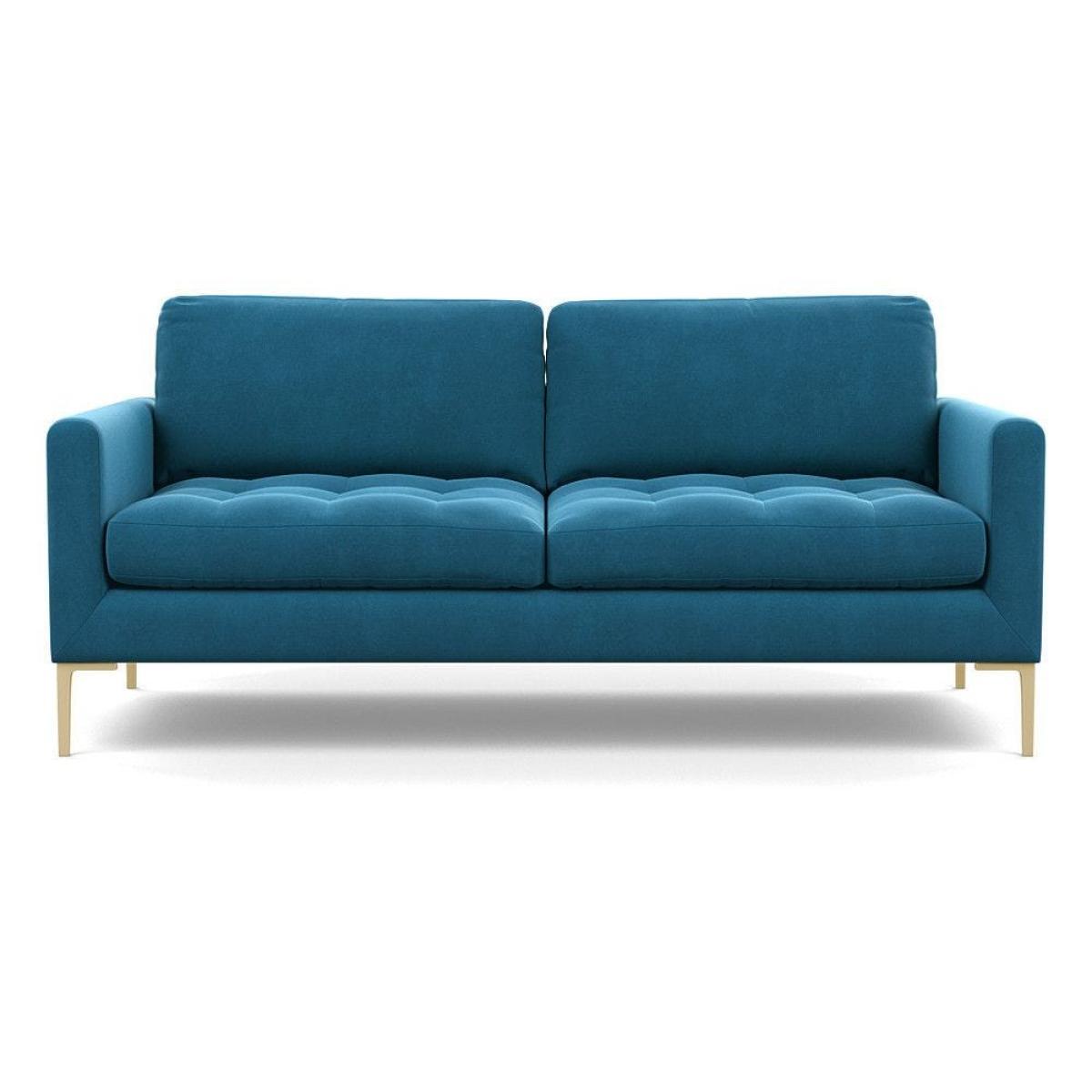 Heal's Eton 3 Seater Sofa Smart Luxe Velvet Mushroom Black Feet - Heal's UK Furniture – image 77