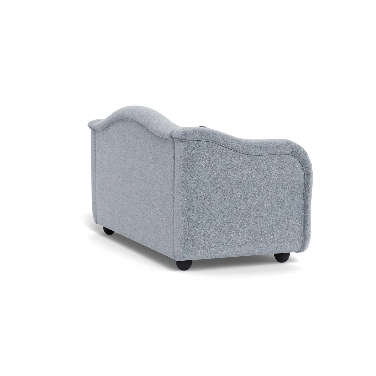 Heal's Tetbury 3 Seater Sofa Boucle Steel Walnut Stained Beech Feet – image 5