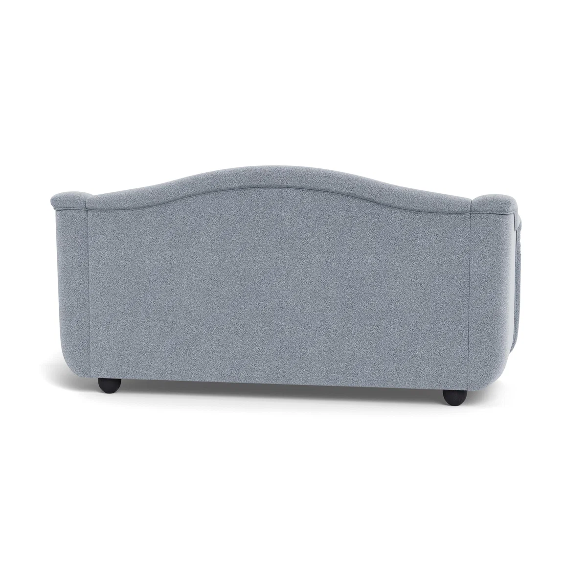 Heal's Tetbury 3 Seater Sofa Boucle Steel Walnut Stained Beech Feet – image 6