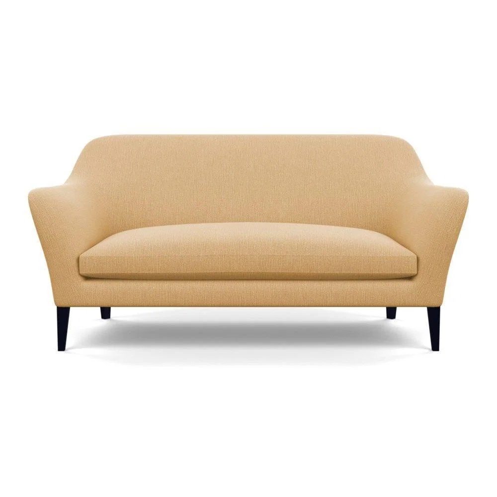 Heal's Wallis 3 Seater Sofa Melton Wool New Navy Natural Feet - Heal's UK Furniture – image 2