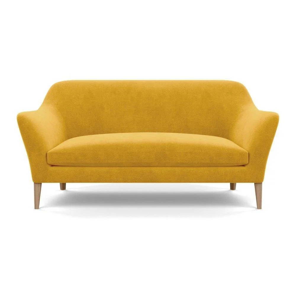 Heal's Wallis 3 Seater Sofa Melton Wool New Navy Natural Feet - Heal's UK Furniture – image 13