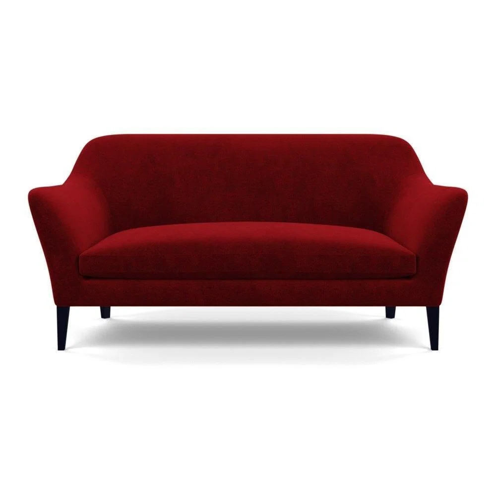 Heal's Wallis 3 Seater Sofa Melton Wool New Navy Natural Feet - Heal's UK Furniture – image 15