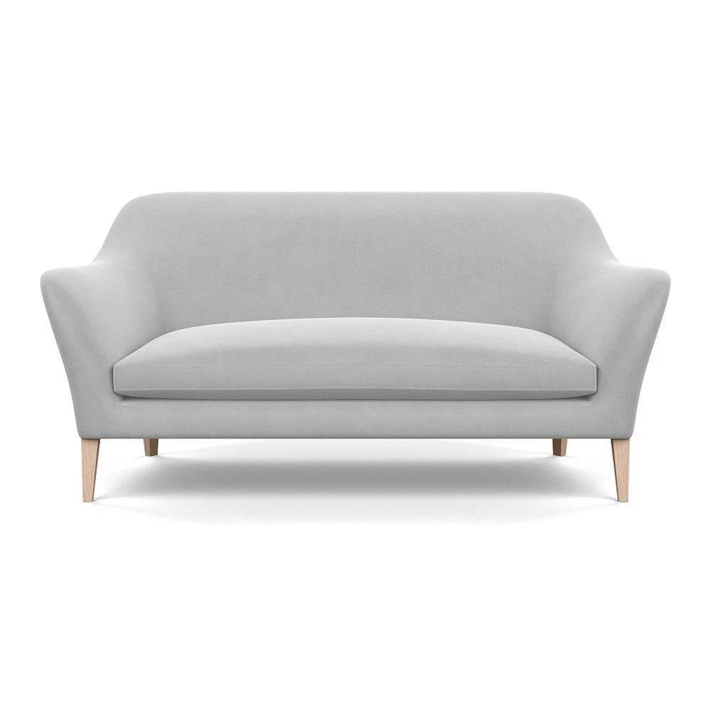Heal's Wallis 3 Seater Sofa Melton Wool New Navy Natural Feet - Heal's UK Furniture – image 17