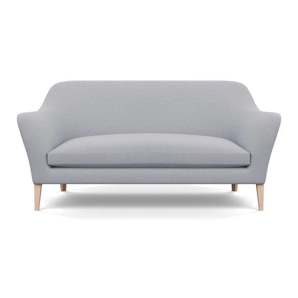 Heal's Wallis 3 Seater Sofa Melton Wool New Navy Natural Feet - Heal's UK Furniture – image 19