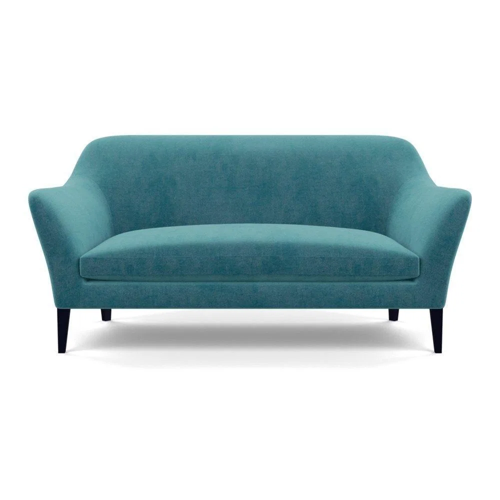 Heal's Wallis 3 Seater Sofa Melton Wool New Navy Natural Feet - Heal's UK Furniture – image 3