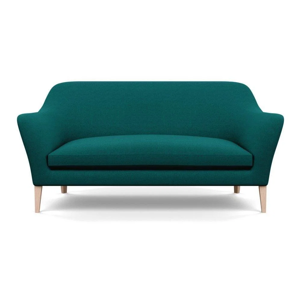 Heal's Wallis 3 Seater Sofa Melton Wool New Navy Natural Feet - Heal's UK Furniture – image 21