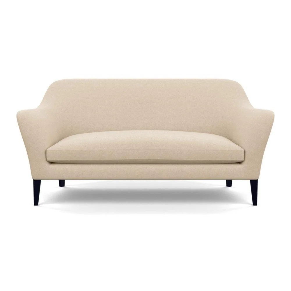 Heal's Wallis 3 Seater Sofa Melton Wool New Navy Natural Feet - Heal's UK Furniture – image 22