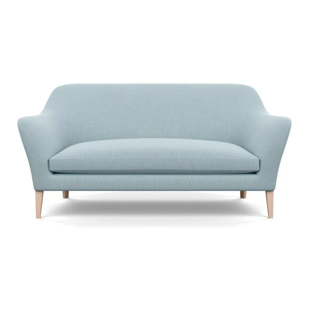 Heal's Wallis 3 Seater Sofa Melton Wool New Navy Natural Feet - Heal's UK Furniture – image 23
