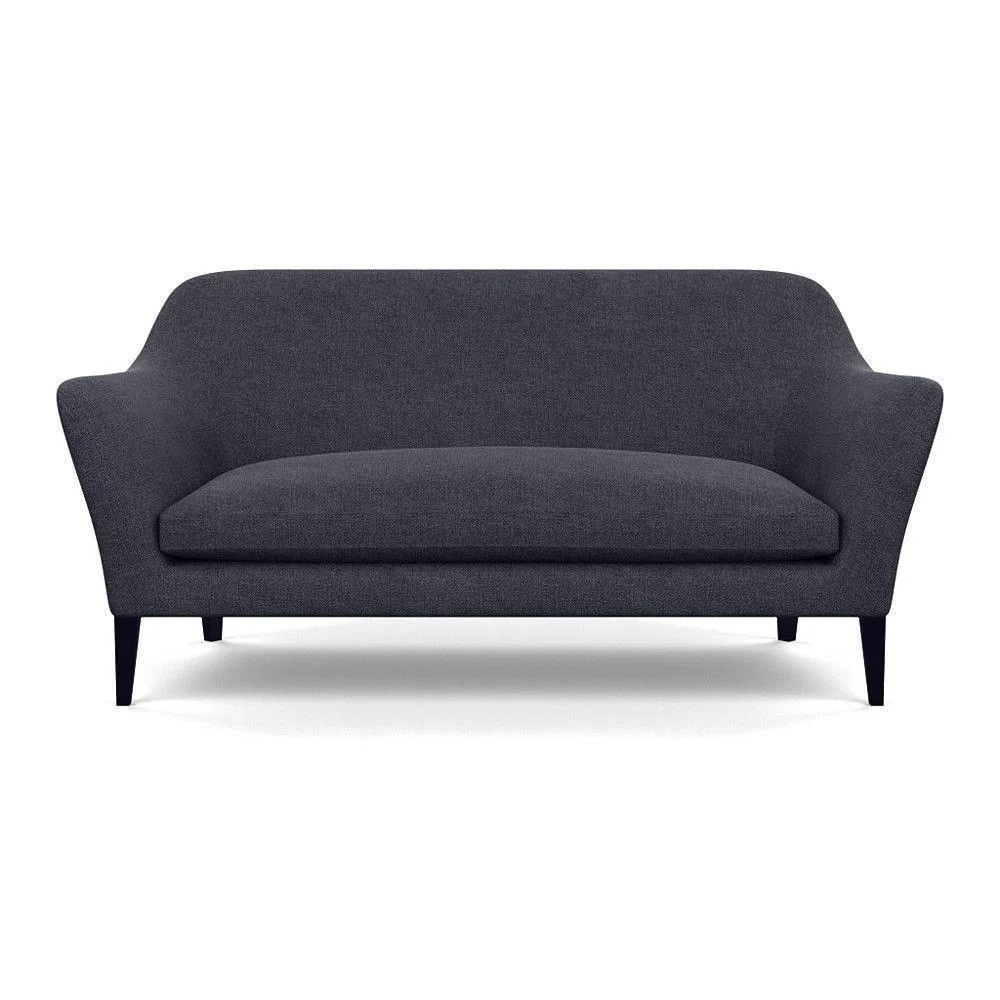 Heal's Wallis 3 Seater Sofa Melton Wool New Navy Natural Feet - Heal's UK Furniture – image 25