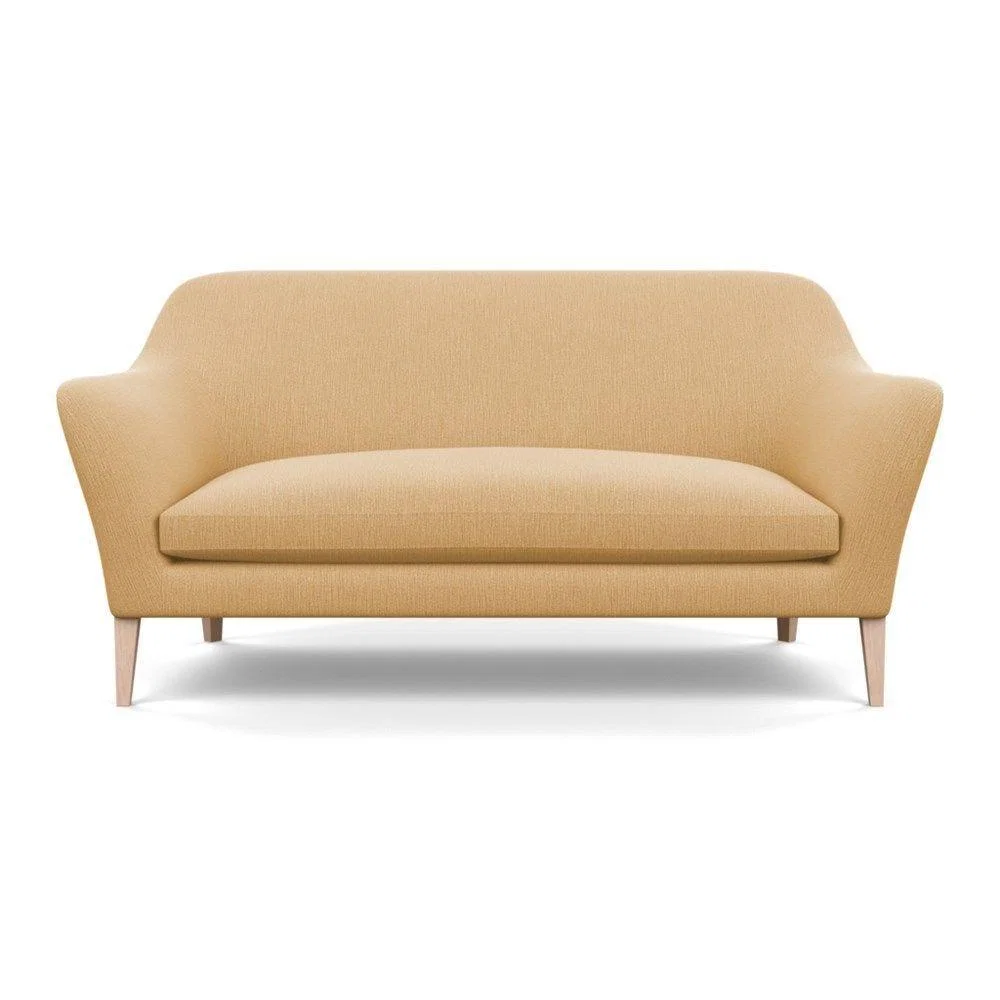 Heal's Wallis 3 Seater Sofa Melton Wool New Navy Natural Feet - Heal's UK Furniture – image 27