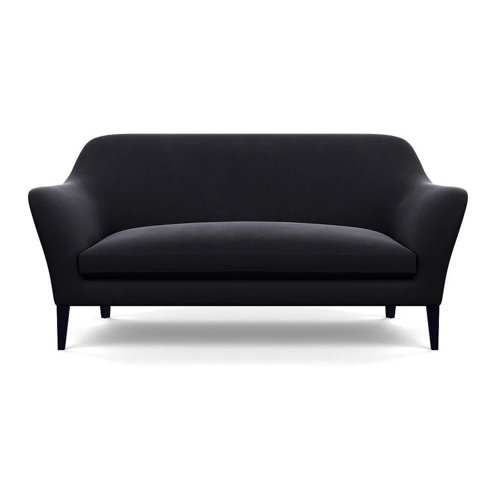 Heal's Wallis 3 Seater Sofa Melton Wool New Navy Natural Feet - Heal's UK Furniture – image 4