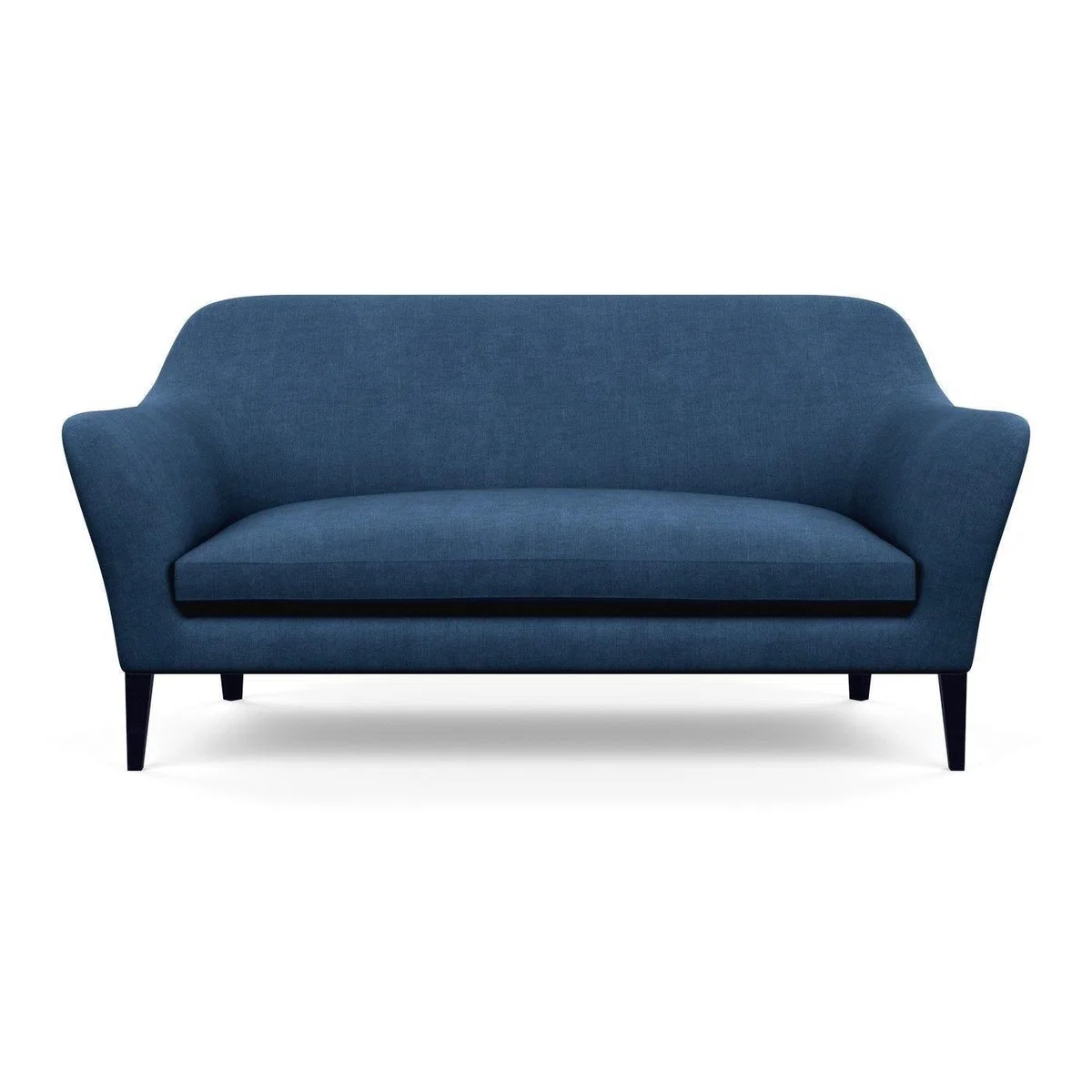 Heal's Wallis 3 Seater Sofa Melton Wool New Navy Natural Feet - Heal's UK Furniture – image 41