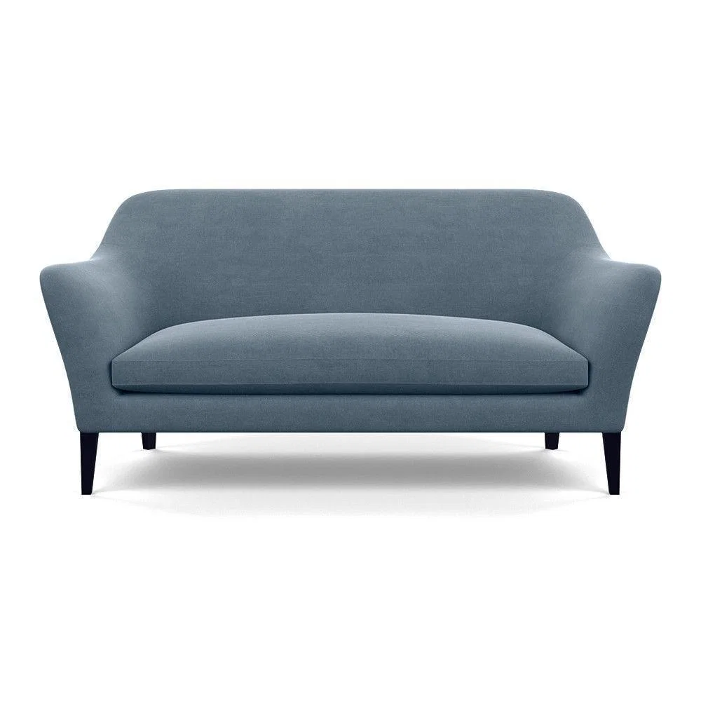 Heal's Wallis 3 Seater Sofa Melton Wool New Navy Natural Feet - Heal's UK Furniture – image 43
