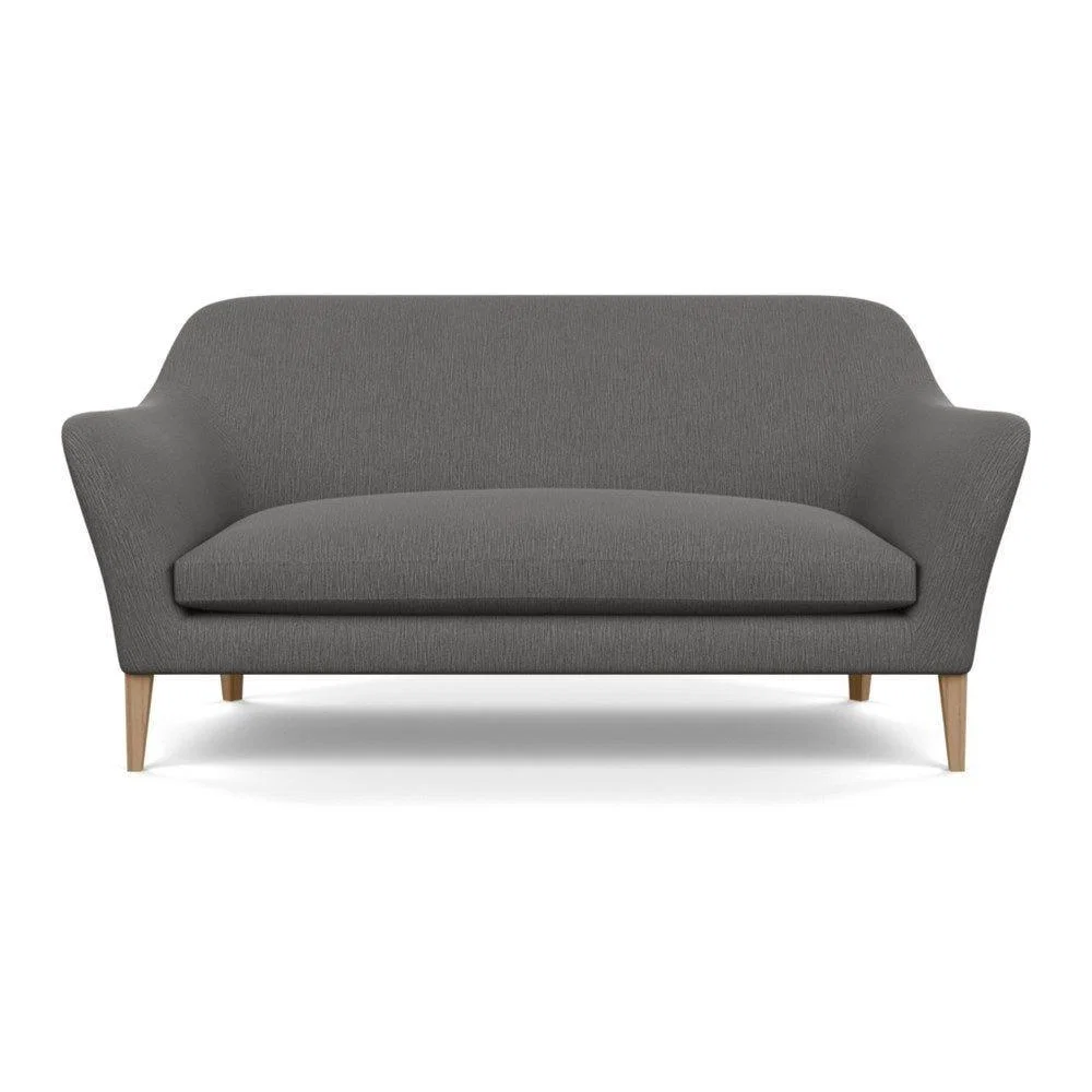 Heal's Wallis 3 Seater Sofa Melton Wool New Navy Natural Feet - Heal's UK Furniture – image 45