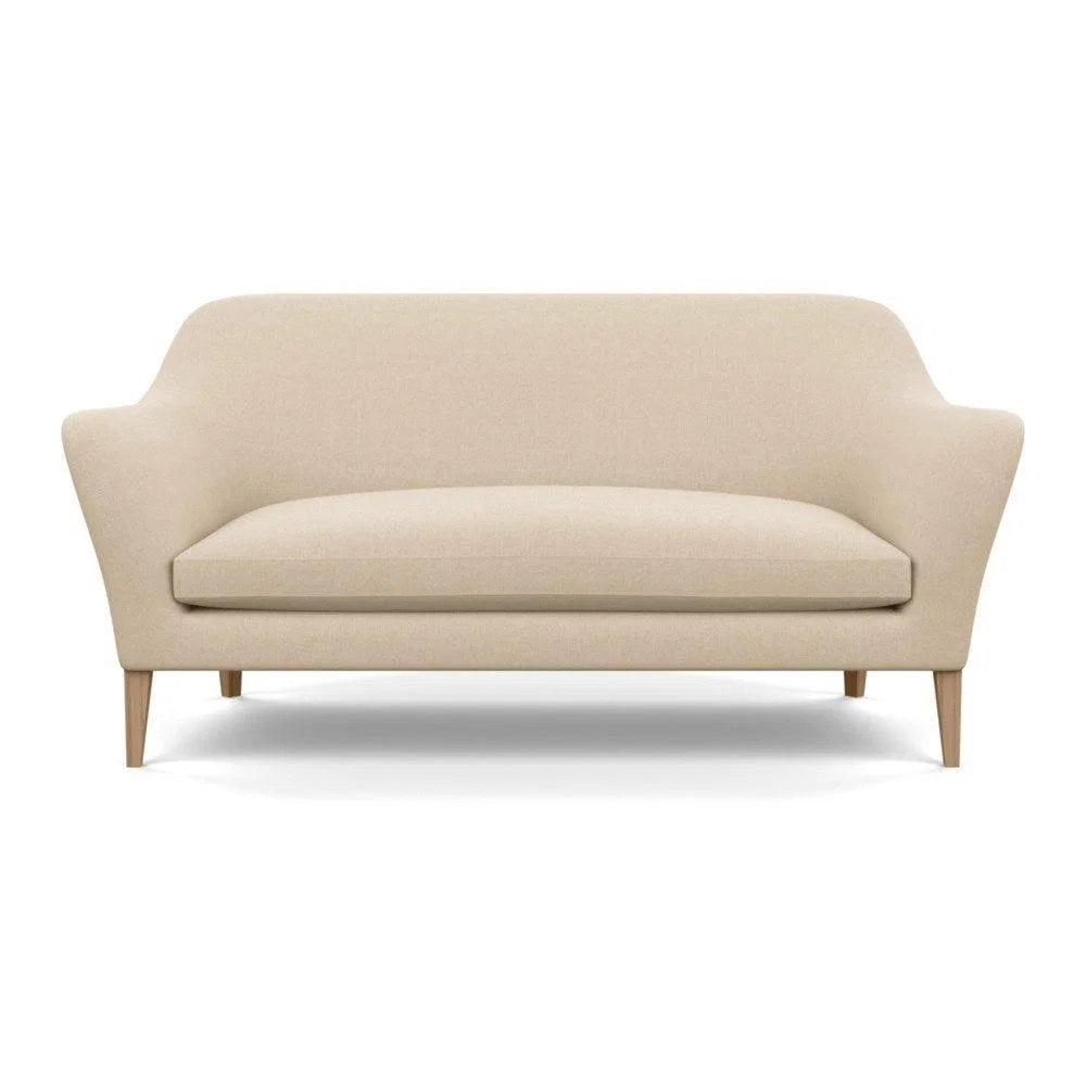 Heal's Wallis 3 Seater Sofa Melton Wool New Navy Natural Feet - Heal's UK Furniture – image 48