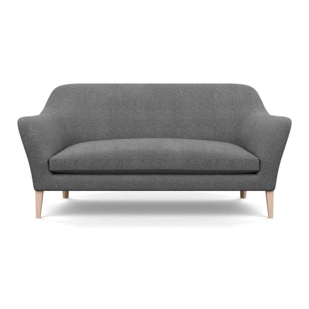 Heal's Wallis 3 Seater Sofa Melton Wool New Navy Natural Feet - Heal's UK Furniture – image 50