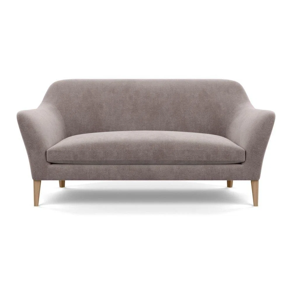 Heal's Wallis 3 Seater Sofa Melton Wool New Navy Natural Feet - Heal's UK Furniture – image 51