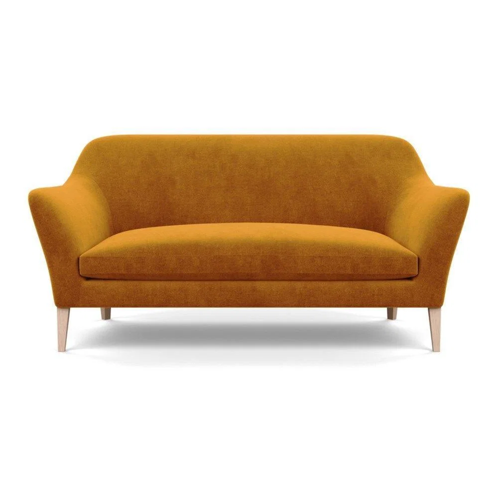Heal's Wallis 3 Seater Sofa Melton Wool New Navy Natural Feet - Heal's UK Furniture – image 52