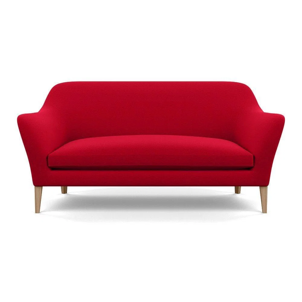 Heal's Wallis 3 Seater Sofa Melton Wool New Navy Natural Feet - Heal's UK Furniture – image 53
