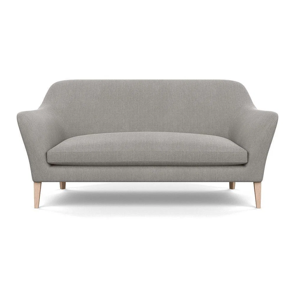 Heal's Wallis 3 Seater Sofa Melton Wool New Navy Natural Feet - Heal's UK Furniture – image 54