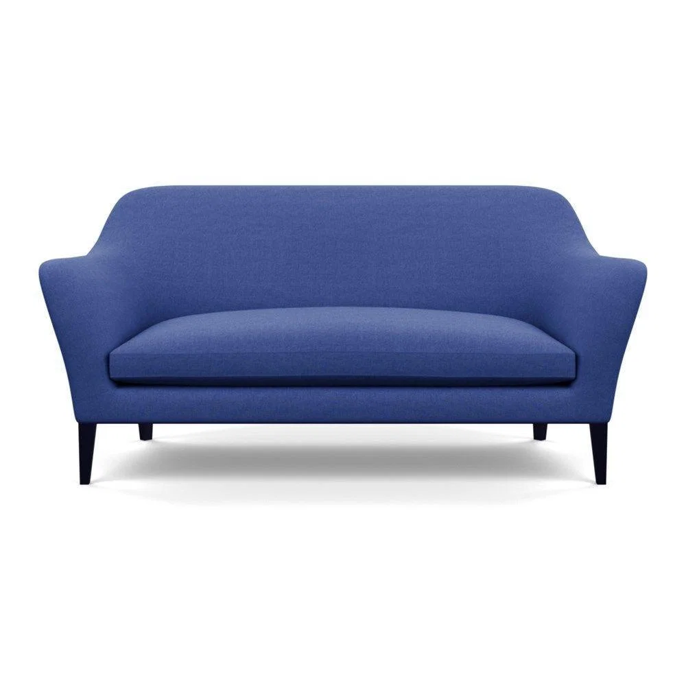 Heal's Wallis 3 Seater Sofa Melton Wool New Navy Natural Feet - Heal's UK Furniture – image 56